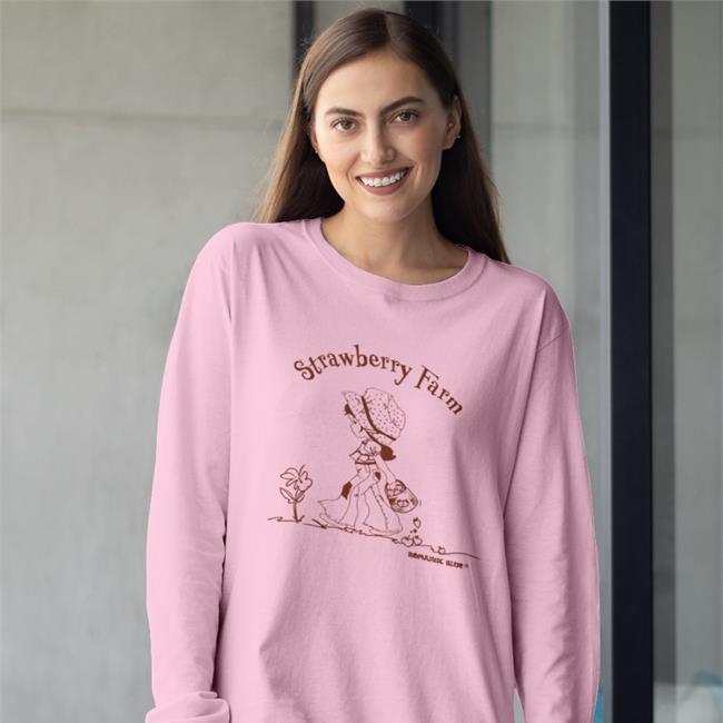 Romantic Blue Shop Hart Strawberry Farm Hoodie