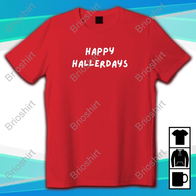 Official Kenny Haller Merch Happy Hallerdays Tee