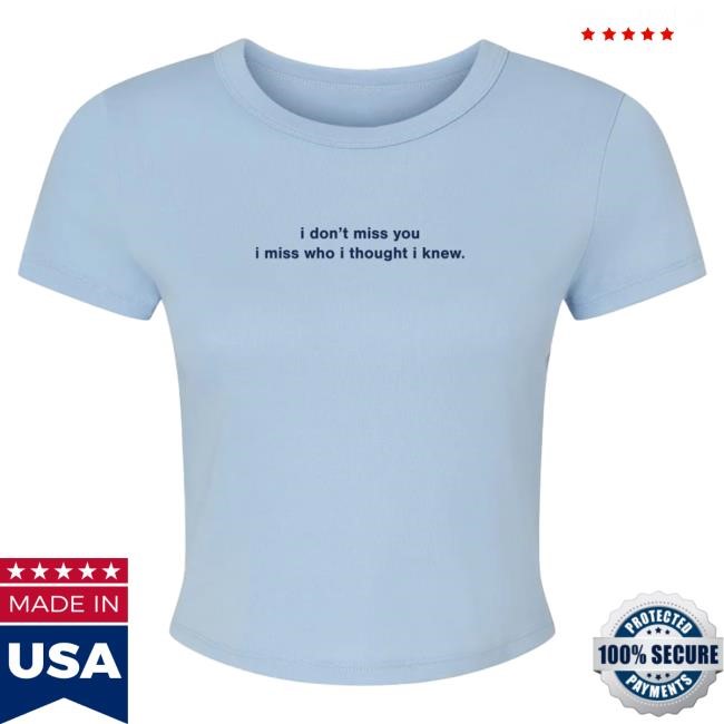 Official Freya Skye Merch Store Don't Miss You Baby New Shirt