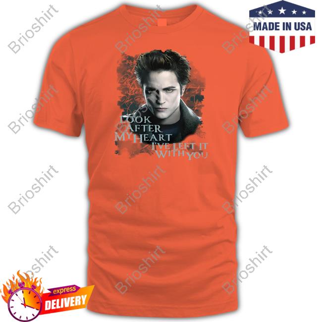 Look After My Heart I've Left It With You Shirt Official The Twilight Saga Look After My Heart I've Left It With You Crewneck Lionsgate Shop