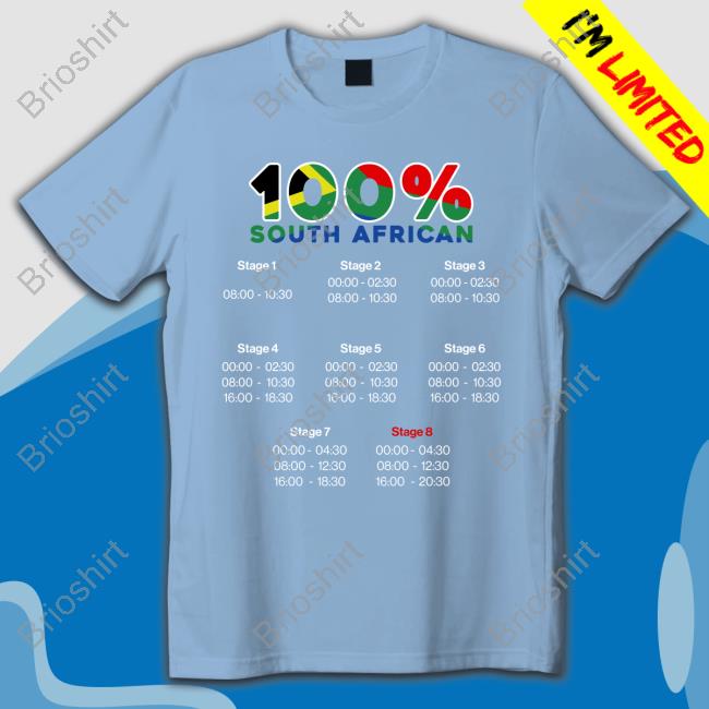 Official 100% South African T-Shirt