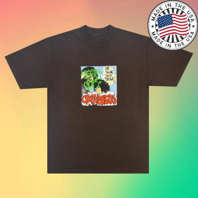 Official Crenshaw Skate Club Graffiti Popover Shirt Brown CrenshawSkateClub
