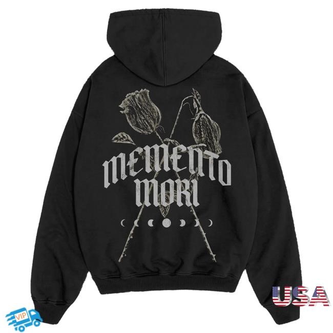 Official Joe Bartolozzi Merch Store Joe Bartolozzi Memento Mori Black Popover Hoodie