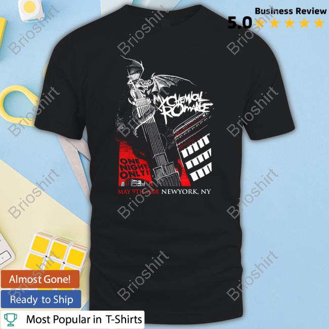 Hot Topic My Chemical Romance Nyc Dragon T Shirt