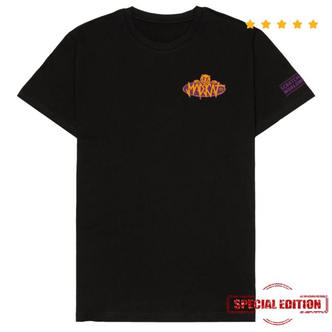 Official Madkat Merch Store Worldtour T Shirt Black