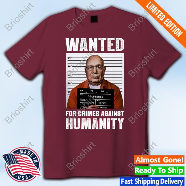 Wide Awake Media Klaus Schwab Wanted Poster Shirts