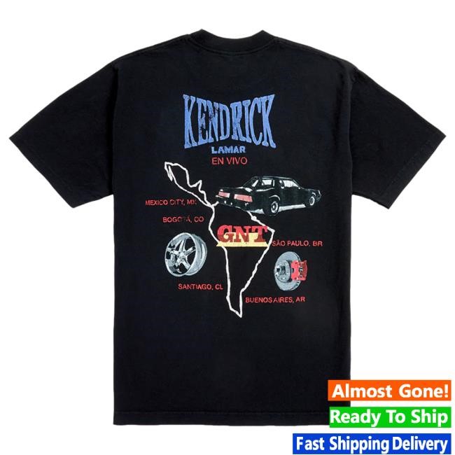 Official Kendrick Lamar Hey Now Pay Now LATAM New Shirt Grand National Tour