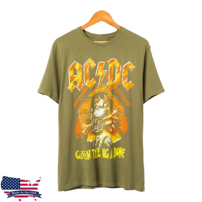 Official Junk Food Apparel Clothing Store Shop Junkfoodclothing Acdc Dog Vintage Givin The Dog A Bone Tees