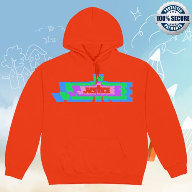 Official Justin Bieber Merch Store Shop Justin Bieber Justice Logo Popover Hoodie JustinBieber Apparel Clothing