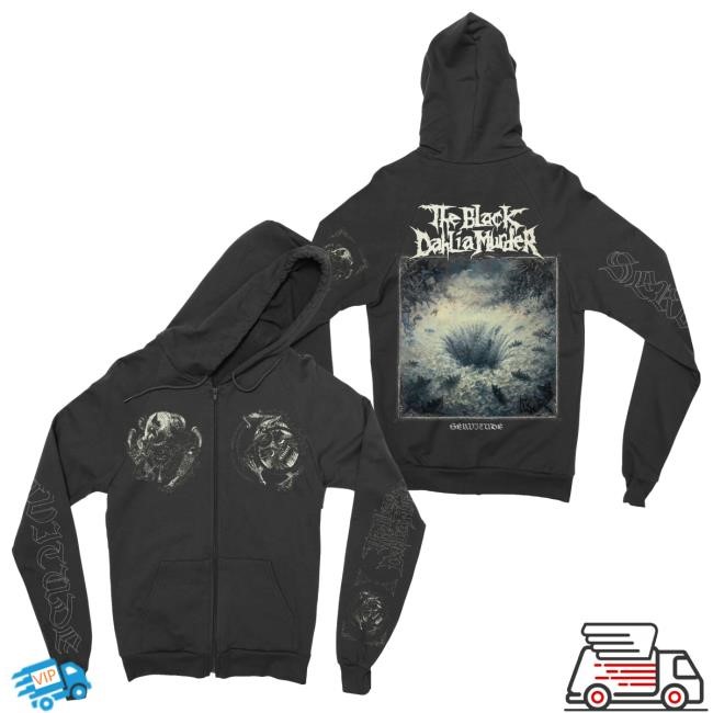 Official Night Shift Merch Store Shop The Black Dahlia Murder - Servitude Zip-Up Popover Hoodie Nightshift Merch