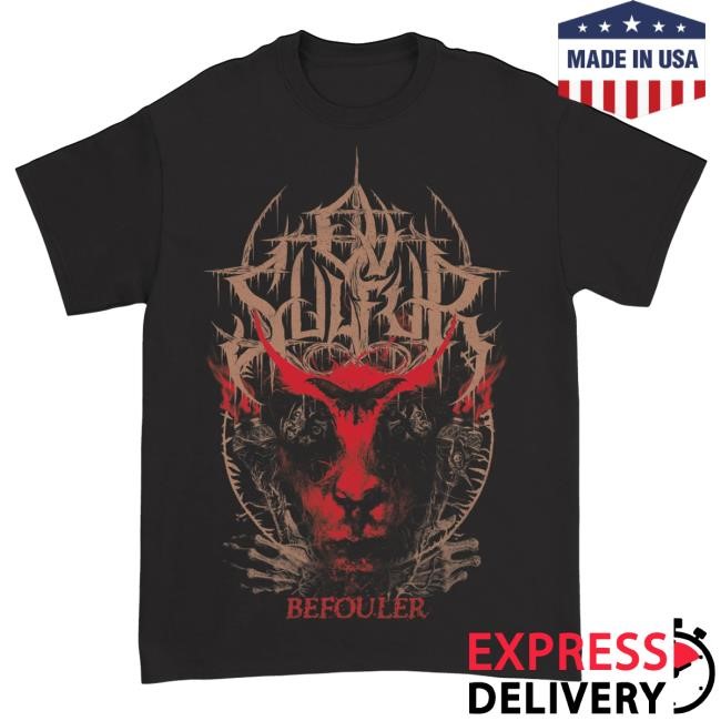 Official Indie Merch Store Ov Sulfur ""Befouler" Tour Shirt" Tee Indiemerchstore
