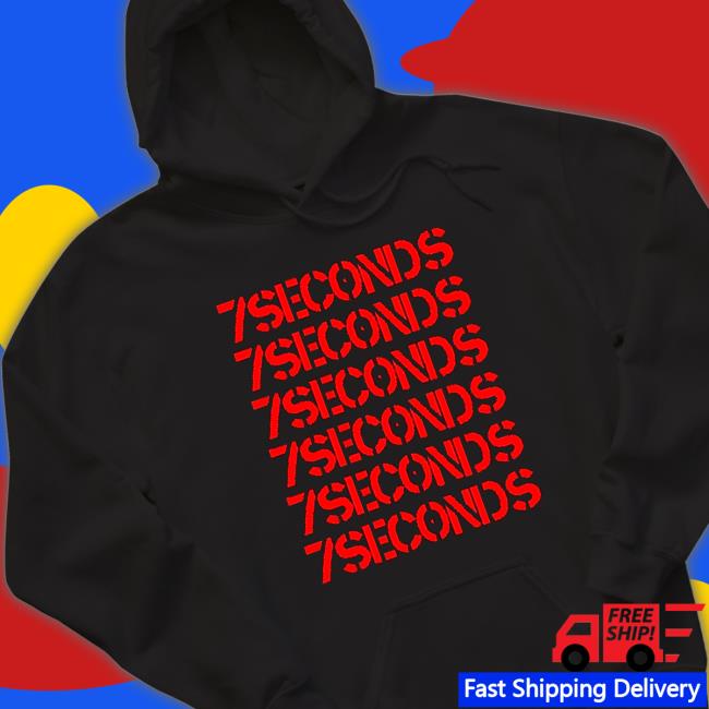 Night Shift Merch 7 Seconds Stacked Logo Long Sleeve Tee