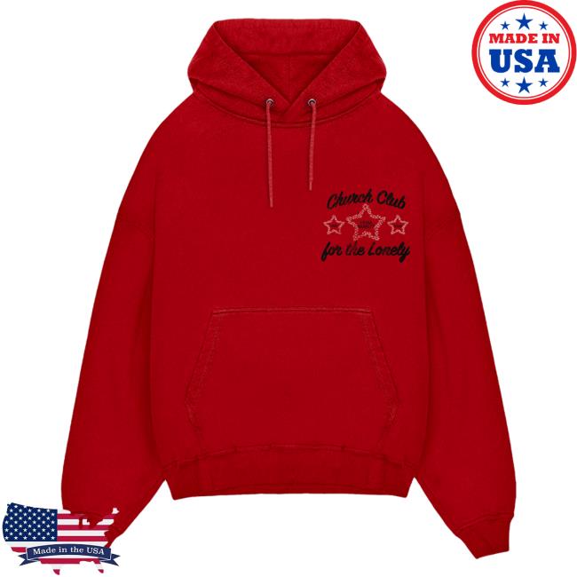 Nessa Barrett Official Merch Store Church Club Cherry Long Sleeve Hoodie