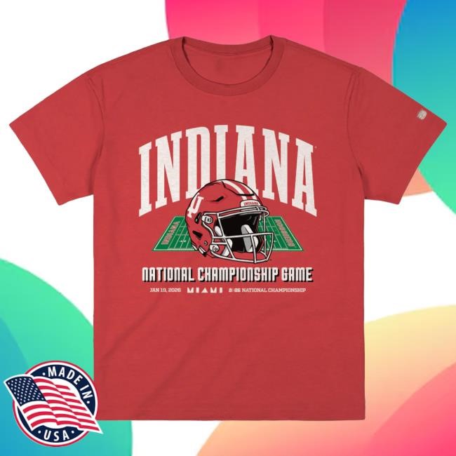 Official Indiana Hoosiers NCAA Football NCAA Title Game Tee 2026