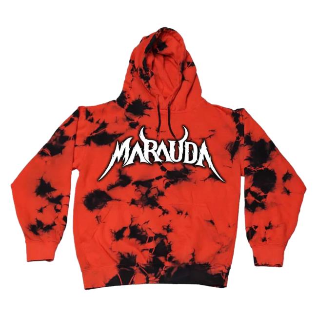 Marauda Merch Crystal Wash Blood Sweatshirt