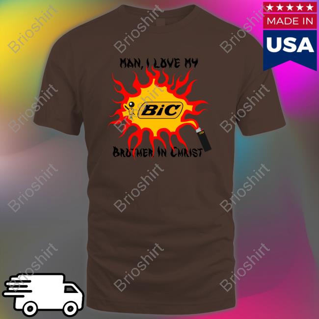 Offical Man I Love My Brother In Christ Tee Shirt