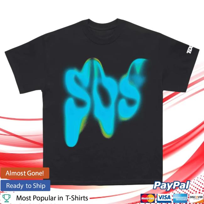 Official Sos Blue Wavy Tour Shirt 2023