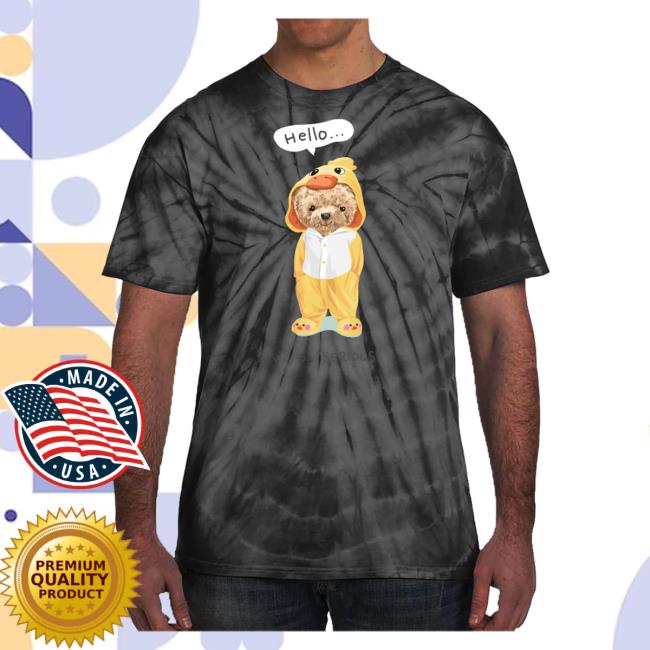 Official Hello Why So Serious Tie Dye T-Shirt Black