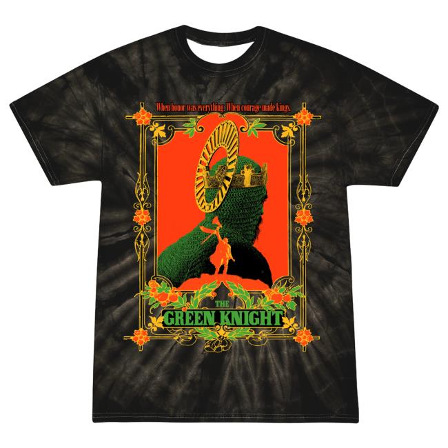 Official Studiohouse Designs Merch Store The Green Knight Tiedye Tee Black Studiohouse Designs Apparel Clothing Shop StudiohouseDesigns