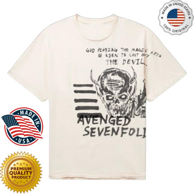 Sevenfold Avenged A7x World Merch God Playing With Magic Tee Shirt