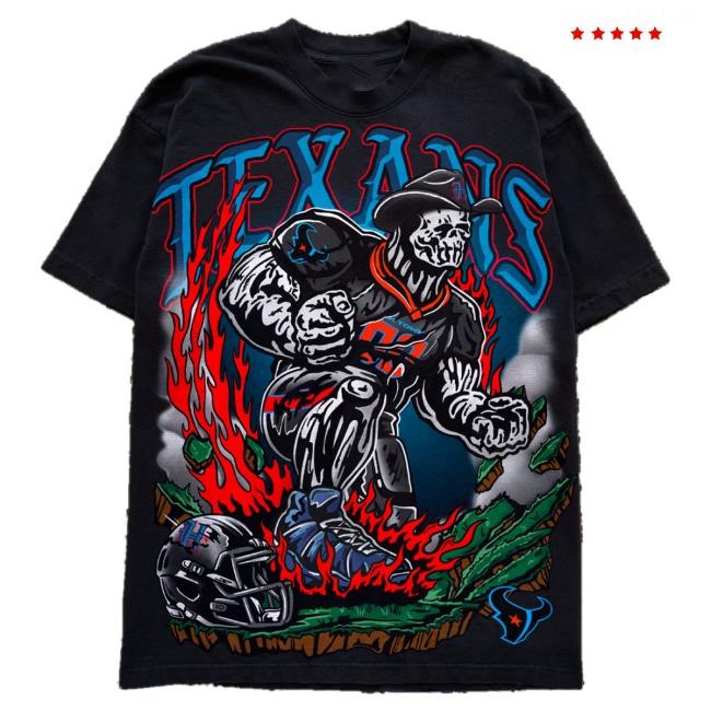 Official Warren Lotas Merch Shop Houston Texans Big Texan New Shirt - Black NFL