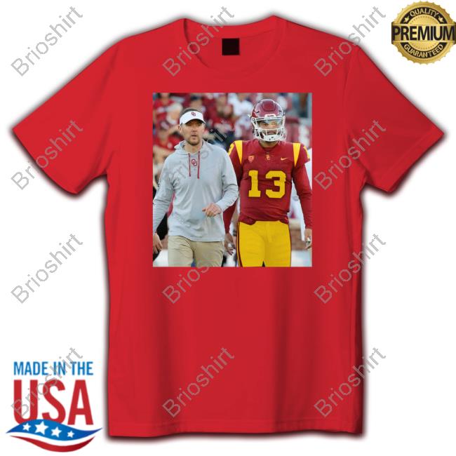 Lincoln Riley And Caleb Williams Shirts USC Trojans football Barstool Sports
