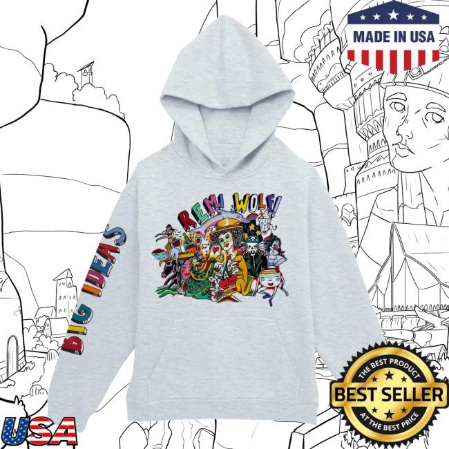 Remi Wolf Big Ideas Drawing Sweatshirt Hoodie – Remi Wolf Merch