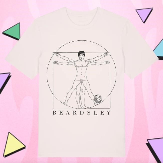 Vitruvian Beardsley New T-Shirt Jim'll Paint It