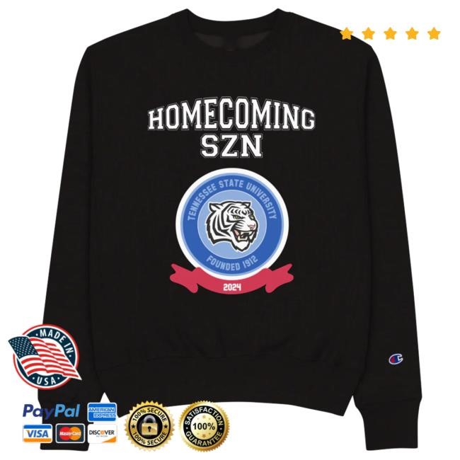 Official Interscope Homecoming Szn Tennessee State University Crew Neck Sweatshirt