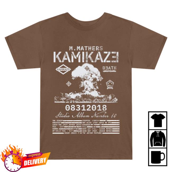 Official Eminem Slim Shady Clothing Shop Store Kamikaze Explosion Shirt 2023 SlimShady Merch