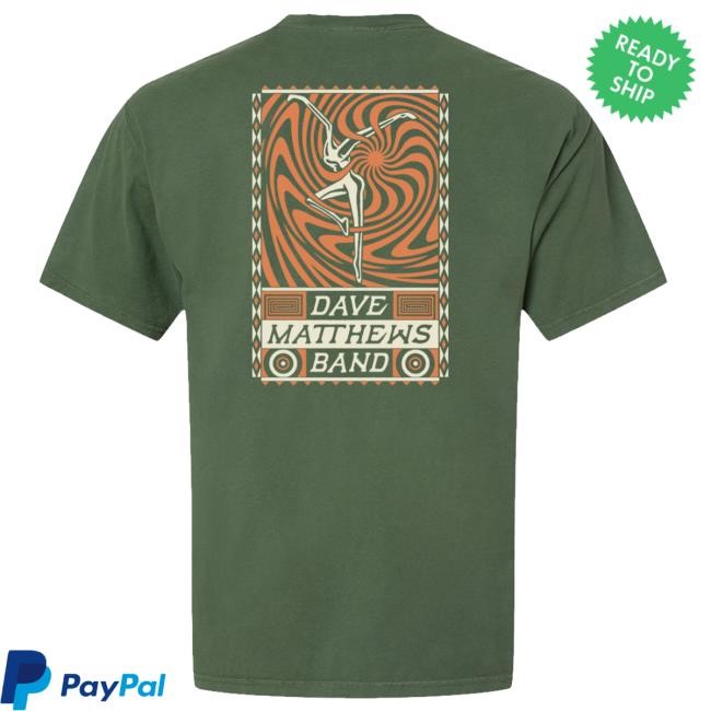 Official Dave Matthews Band Merch Store Swirl Firedancer Tee