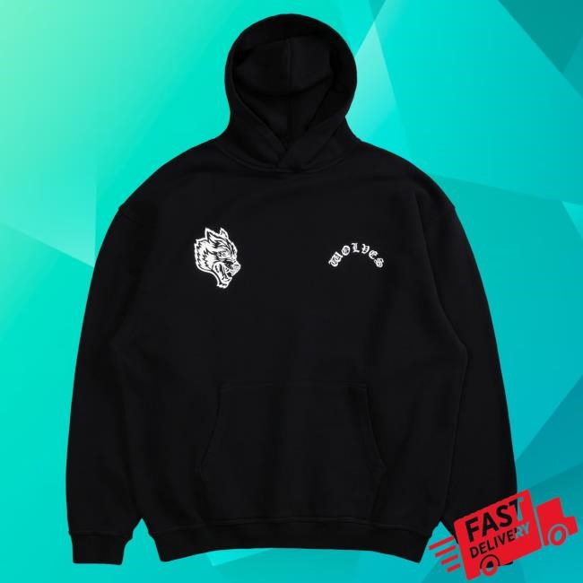 Official Darc Sport Merch Store Shop Darcsport Wolf Chopper "Chambers" Zip Pullover Hoodie in Black Darc Sport Apparel Clothing