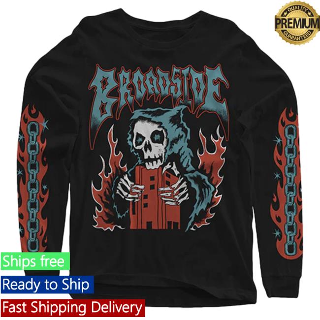 Official Broadside Merch Flame Reaper Hoodie