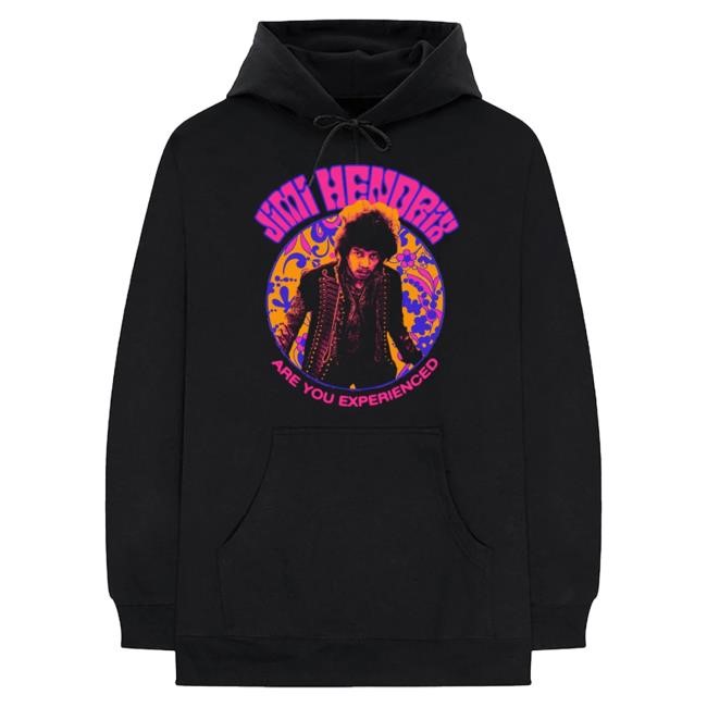 Official Jimi Hendrix Merch Store Jimi Hendrix Are You Experienced Black Hoodie