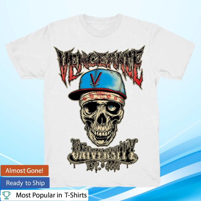Official Zacky Vengeance Clothing Vengeance University Zomby White New Shirt Zacky V