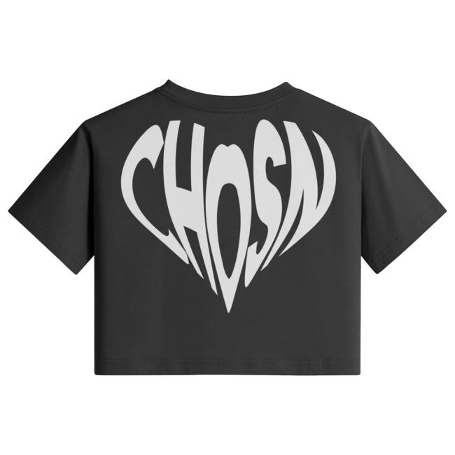 Official Chosn "HEART" Women's Crop Top New Shirt Random Colors