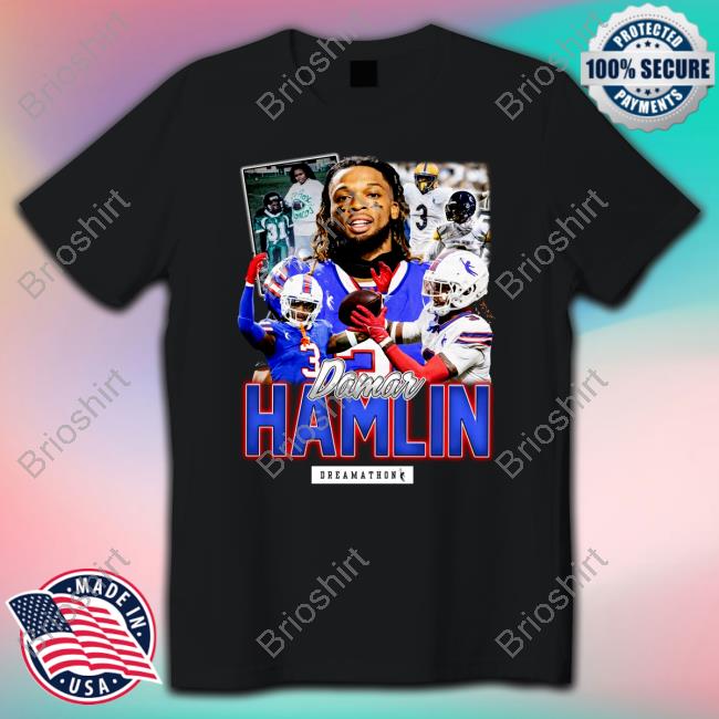 Official Justin Jefferson Damar Hamlin Tee Dreamathon Carlos Gonzalez