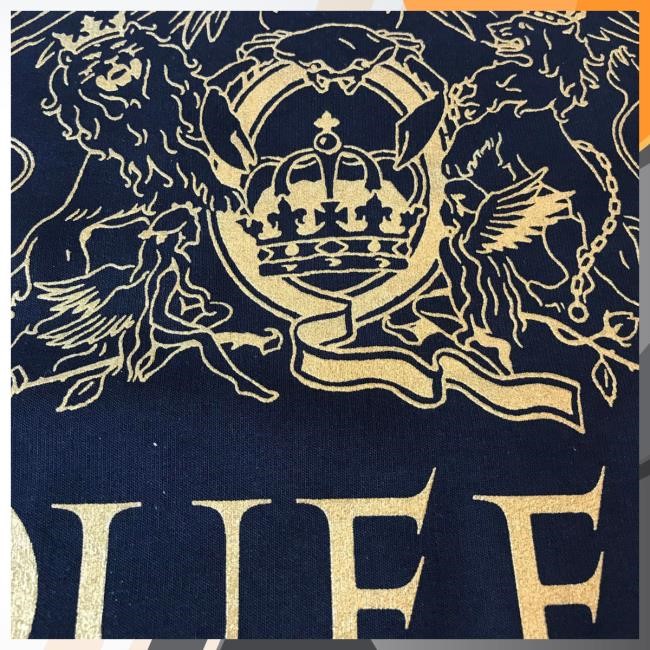 Queen Gold Crest Shirts (French Blue) Queen Merch Store Shop Official