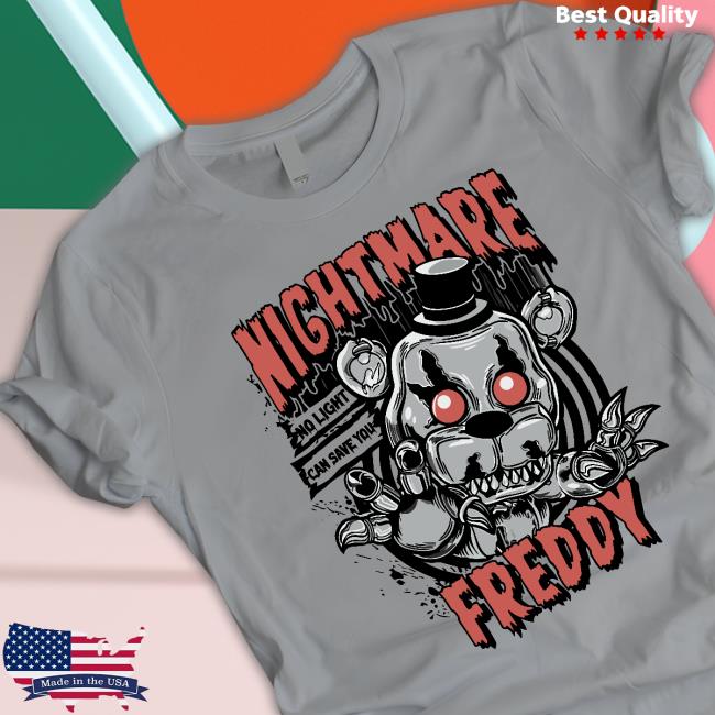 Official Nightmare Freddy No Light Can Save You Tee Shirt