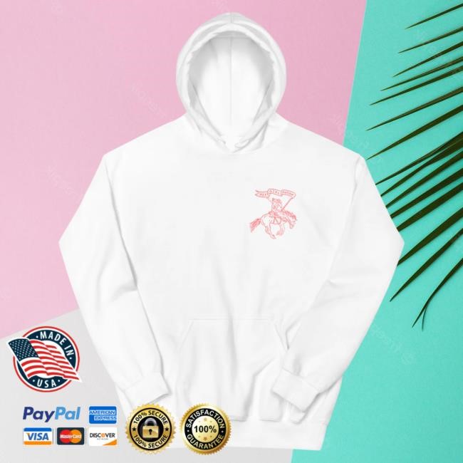 Official Anne Wilson Merch Store White & Pink Hey Girl Nation Hoody AnneWilson