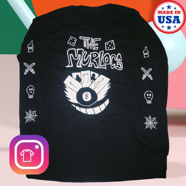 King Gizzard And The Lizard Wizard Merch Store The Murlocs - 8 Ball New Long Sleeve Tee