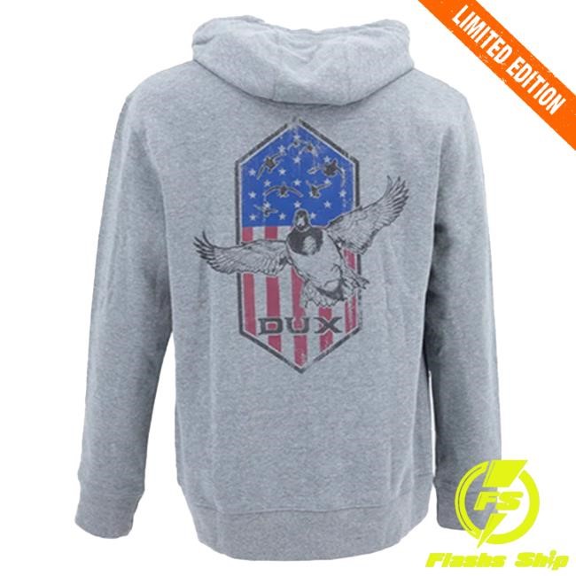 Official Dux Waterfowl Co DUX Americana Midweight Sweatshirt Duxwaterfowl