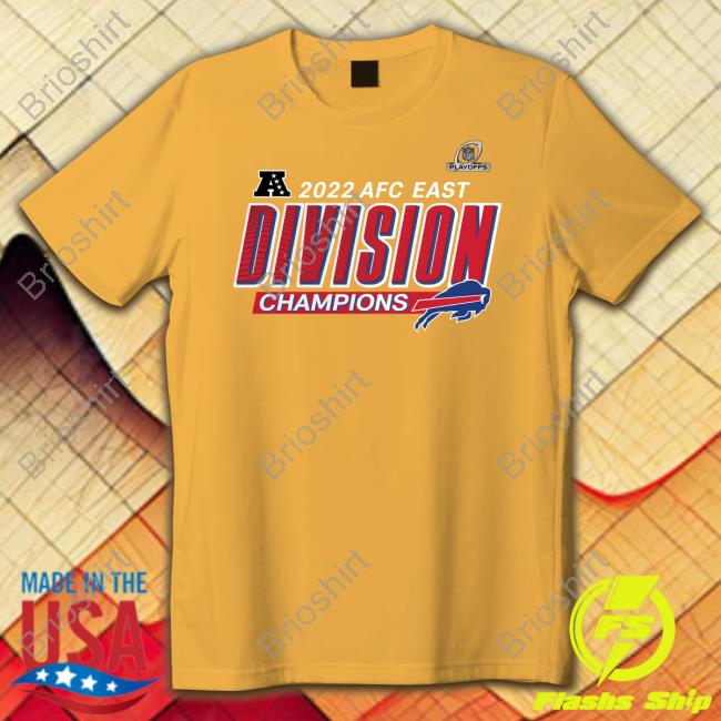 Buffalo Bills Buffalobills Store NFL 2022 Afc East Division Champions Shirt