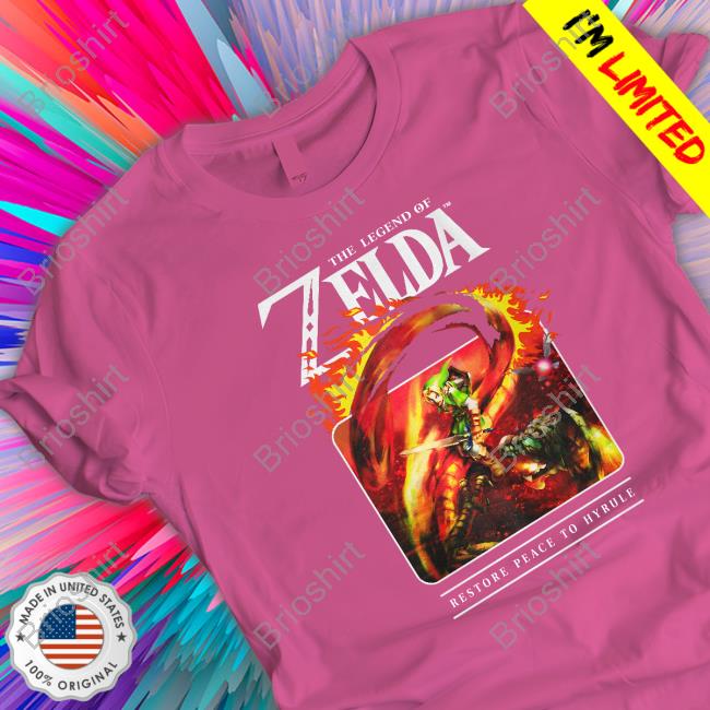 Ungkurly The Legend Of Zelda Restore Peace To Hyrule Shirts