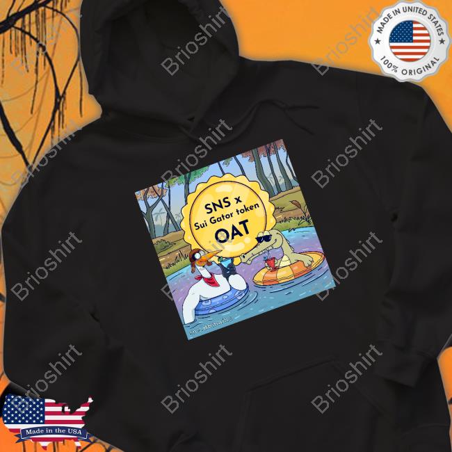 Sui Name Service Sns X Sui Gator Token Oat Tee Shirt SNSstork