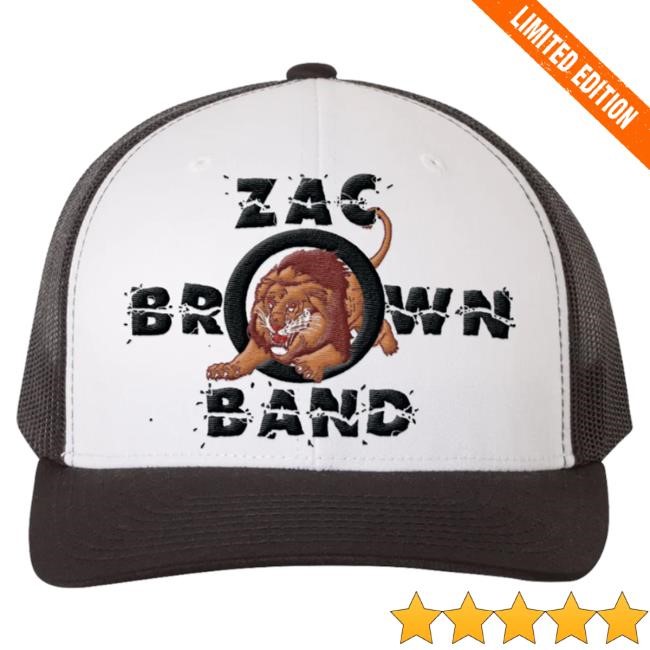 Official Zac Brown Merch Store Lion Trucker Hat
