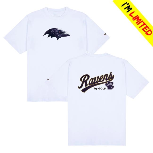 Official Golf Wang Merch Ravens Cutout Attractive Hoodie Purple by Golf Wang x NFL