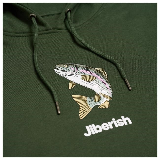 Official Jiberish Apparel Catch & Release Hooded Sweatshirt Ivy