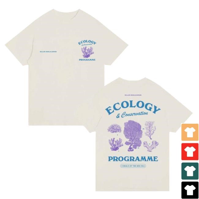Ellie Goulding Ecology Print Tshirt - Official Ellie Goulding Merch Store Elliegoulding Shop