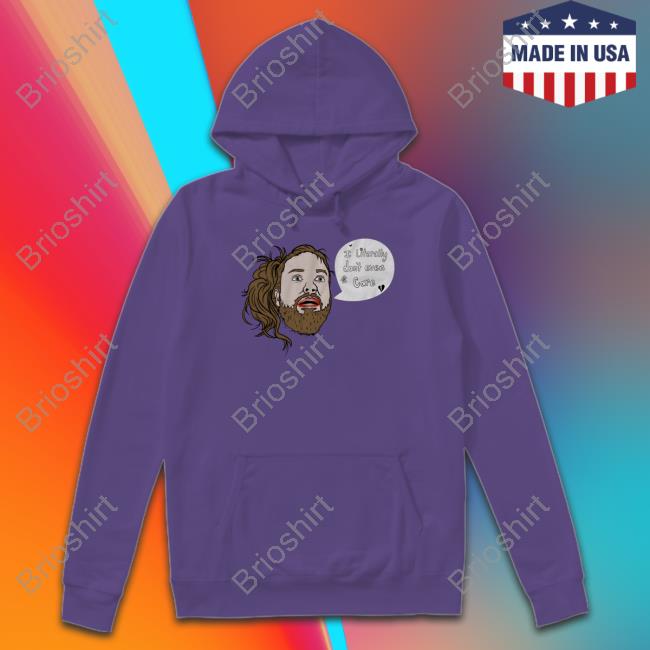I Literally Don't Even Care Hooded Sweatshirt